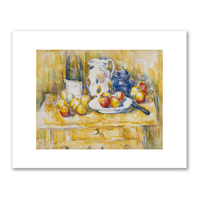 Paul Cezanne, Still Life with Apples on a Sideboard, 1900-06, Dallas Museum of Art. Photo © Bridgeman Images. Fine Art Prints in various sizes by Museums.Co
