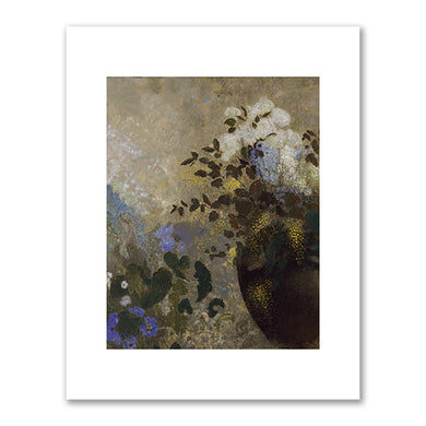 Odilon Redon, Flowers in a Black Vase, c.1909-10, Dallas Museum of Art. Photo © Bridgeman Images. Fine Art Prints in various sizes by Museums.Co