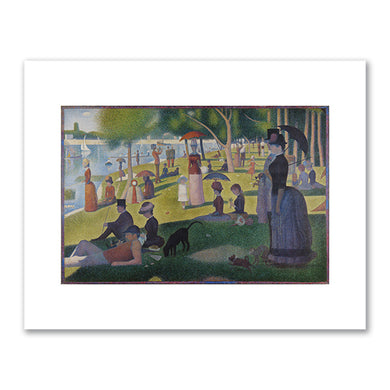 Georges Seurat, A Sunday on La Grande Jatte - 1884, 1884-86, The Art Institute of Chicago. Fine Art Prints in various sizes by Museums.Co