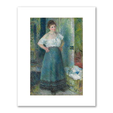 Pierre-Auguste Renoir, The Laundress, between 1877 and 1879, The Art Institute of Chicago. Fine Art Ptrints in various sizes by Museums.Co