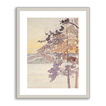 Pines in Winter Landscape by Hilma af Klint