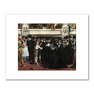 Edouard Manet, Masked Ball at the Opera, 1873, National Gallery of Art, Washington DC. Fine Art Prints in various sizes by Museums.Co