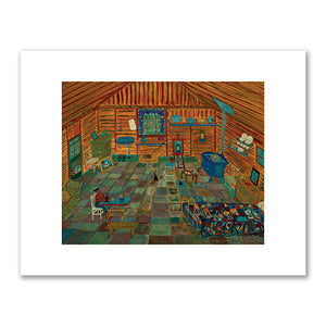 Ralph Fasanella, Honeymoon, Yellow Cabin, 1950, Private Collection. © Estate of Ralph Fasanella. Fine Art Prints in various sizes by Museums.Co