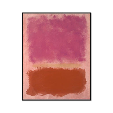 Mark Rothko, Untitled, Framed Art Print with black frame in 3 sizes by Museums.Co