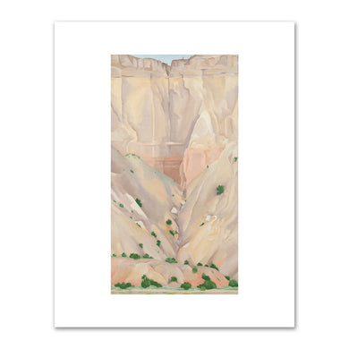 Georgia O'Keeffe, Cliffs Beyond Abiquiu, Dry Waterfall, 1943, The Cleveland Museum of Art. Fine Art Prints in various sizes by Museums.Co