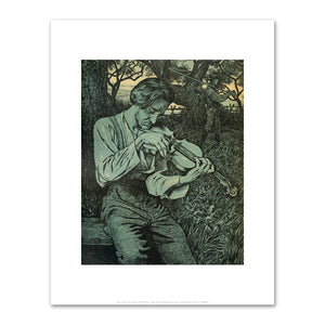 Hans Thoma, Der Geiger (The Fiddler), 1895, Courtesy of Denenberg Fine Arts. Fine Art Prints in various sizes by Museums.Co