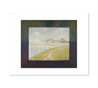 Georges Seurat, View of Le Crotoy from Upstream, 1889, Fine Art Prints in various sizes by Museums.Co