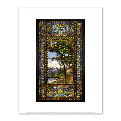 Tiffany Studios, Leaded Glass Window, c. 1895-1902, Fine Art Prints in various sizes by Museums.Co
