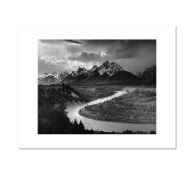 Ansel Adams, The Tetons - Snake River, Grand Teton National Park, Wyoming, 1942, Department of the Interior, National Park Service, Branch of Still and Motion Pictures. Fine Art Prints in various sizes by Museums.Co