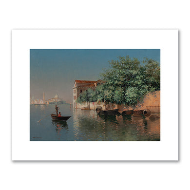 Warren Sheppard, Morning in Venice, ca. 1890, Fenimore Art Museum, Cooperstown, New York. Fine Art Prints in various sizes by Museums.Co