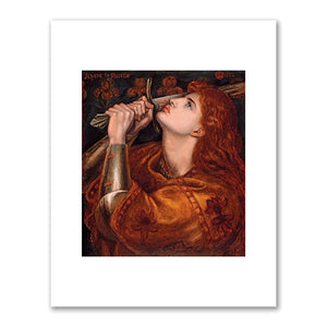 Dante Gabriel Rossetti, Joan of Arc, 1882, Fitzwilliam Museum. Fine Art Prints in various sizes by Museums.Co