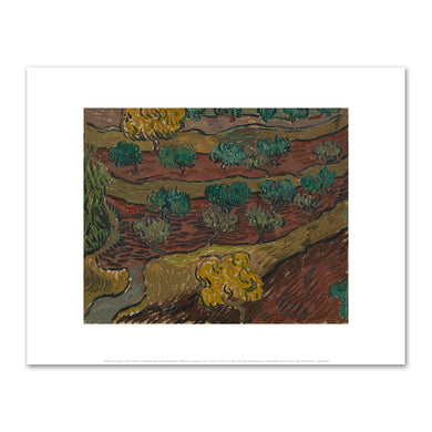 Vincent van Gogh, Olive Trees on a Hillside, November-December 1889, Van Gogh Museum, Amsterdam. Fine Art Prints in various sizes by Museums.Co