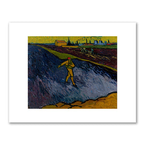 Vincent van Gogh, The Sower, ca. 1888, Hammer Museum, Los Angeles. Fine Art Prints in various sizes by Museums.Co