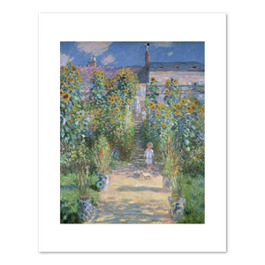 Claude Monet, The Artist's Garden at Vétheuil, 1880, Fine Art Prints in various sizes by Museums.Co
