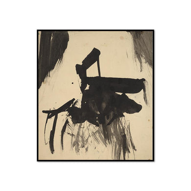 Franz Kline, Untitled, 1950s, Framed Art Print with black frame in 3 sizes by Museums.Co