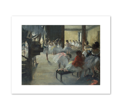 Edgar Degas, The Dance Class, c. 1873, Fine Art Prints in various sizes by Museums.Co