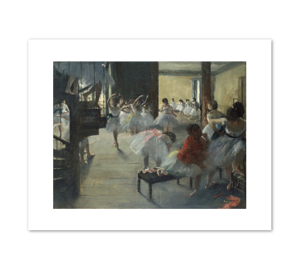 Edgar Degas, The Dance Class, c. 1873, Fine Art Prints in various sizes by Museums.Co