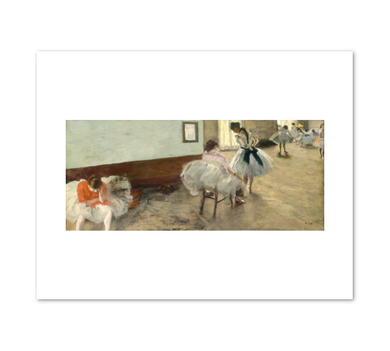 Edgar Degas, The Dance Lesson,  c. 1879, Fine Art Prints in various sizes by Museums.Co