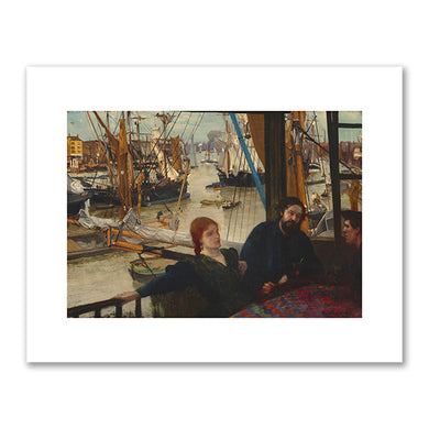 James McNeill Whistler, Wapping, 1860–1864, National Gallery of Art, Washington DC. Fine Art Prints in various sizes by Museums.Co