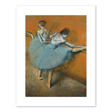 Hilaire-Germain-Edgar Degas, Dancers at the Barre, c. 1900, Fine Art Prints in various sizes by Museums.Co