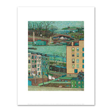 Ralph Fasanella, Across the River, 1969, Collection of Marc Fasanella, © Estate of Ralph Fasanella. Fine Art Prints in various sizes by Museums.Co