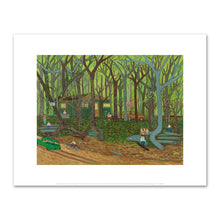 Ralph Fasanella, Cabin in the Woods, 1979, Collection of Marc Fasanella, © Estate of Ralph Fasanella. Fine Art Prints in various sizes by Museums.Co