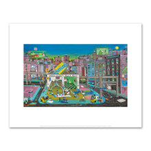 Ralph Fasanella, Gas Station Playground, 1983, Private Collection, © Estate of Ralph Fasanella. Fine Art Prints in various sizes by Museums.Co