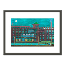 Ralph Fasanella, Marc Fishing, 1985, Collection of Marc Fasanella. © Estate of Ralph Fasanella. Art Prints with black frame in various sizes by Museums.Co