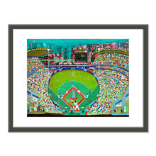 Night Game - 'Tis a Bunt by Ralph Fasanella