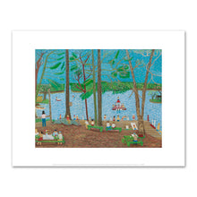 Ralph Fasanella, Peach Lake, 1977, Collection of Marc Fasanella, © Estate of Ralph Fasanella. Fine Art Prints in various sizes by Museums.Co