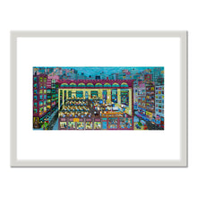 Ralph Fasanella, Dress Shop, 1972, Fenimore Art Museum, Cooperstown, NY, © Estate of Ralph Fasanella. Art Prints with white frame in various sizes by Museums.Co