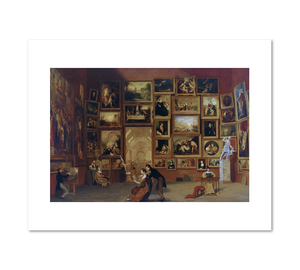 Samuel Morse, Gallery of the Louvre, 1831–33, Terra Foundation for American Art. Fine Art Prints in various sizes by Museums.Co