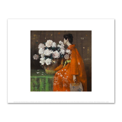 William Merritt Chase, Spring Flowers (Peonies), by 1889. Fine Art prints in various sizes by Museums.Co