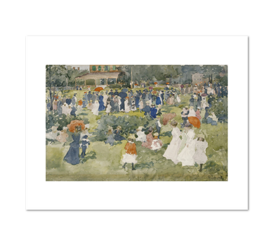 Maurice Prendergast, Franklin Park, Boston, c. 1895, Fine Art Prints in various sizes by Museums.Co