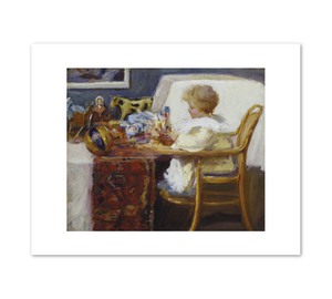Frederick MacMonnies, Baby Berthe in a High Chair with Toys, 1896 or 1897, Terra Foundation for American Art. Fine Art Prints in various sizes by Museums.Co