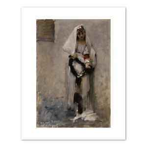 John Singer Sargent, A Parisian Beggar Girl, c. 1880, Fine Art Prints in various sizes by Museums.Co