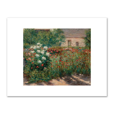 John Leslie Breck, Garden at Giverny, c. 1887–91, Terra Foundation for American Art. Fine Art Prints in various sizes by Museums.Co