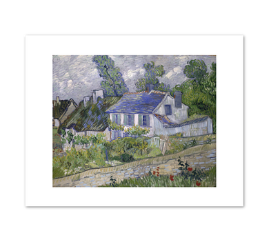 Vincent van Gogh, Houses at Auvers, 1890, Fine Art Prints in various sizes by Museums.Co