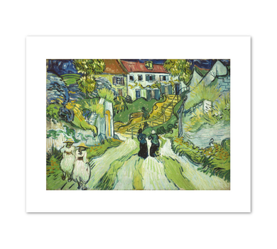 Vincent van Gogh, Stairway at Auvers, 1890, Fine Art Prints in various sizes by Museums.Co