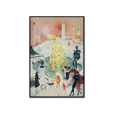 Florine Stettheimer, Christmas, artblock in 3 sizes and 2 frame colors by Museums.Co