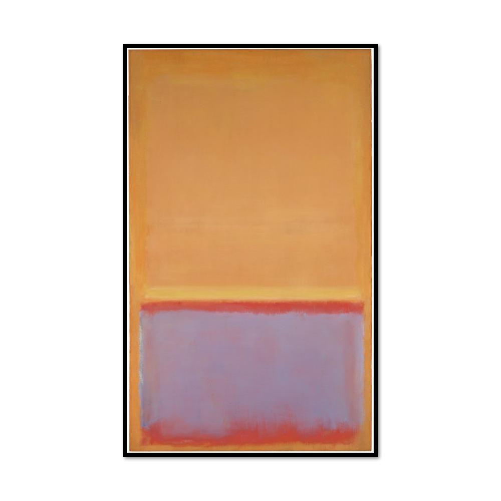 Mark Rothko, Untitled, 1954, Framed Art Print with black frame in 3 sizes by Museums.Co