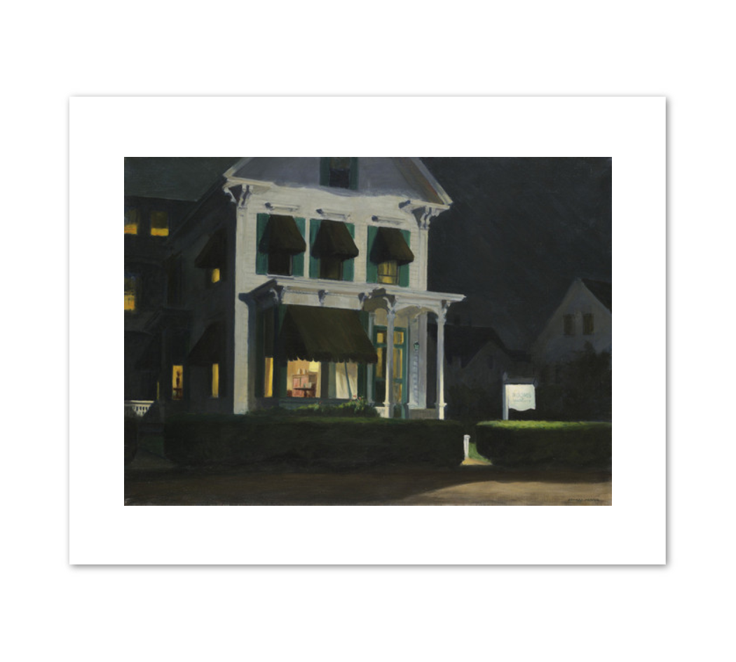 Edward Hopper, Rooms for Tourists, 1945, Fine Art Prints in various sizes by Museums.Co