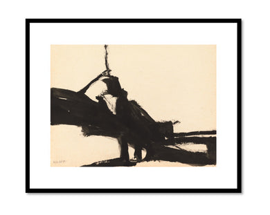 Franz Kline, Untitled, 1955, National Gallery of Art, Washington DC, Gift of Edward R. Broida, 2005.142.25. © 2017 The Franz Kline Estate / Artists Rights Society (ARS), New York. Framed Fine Art Prints in various sizes by Museums.Co