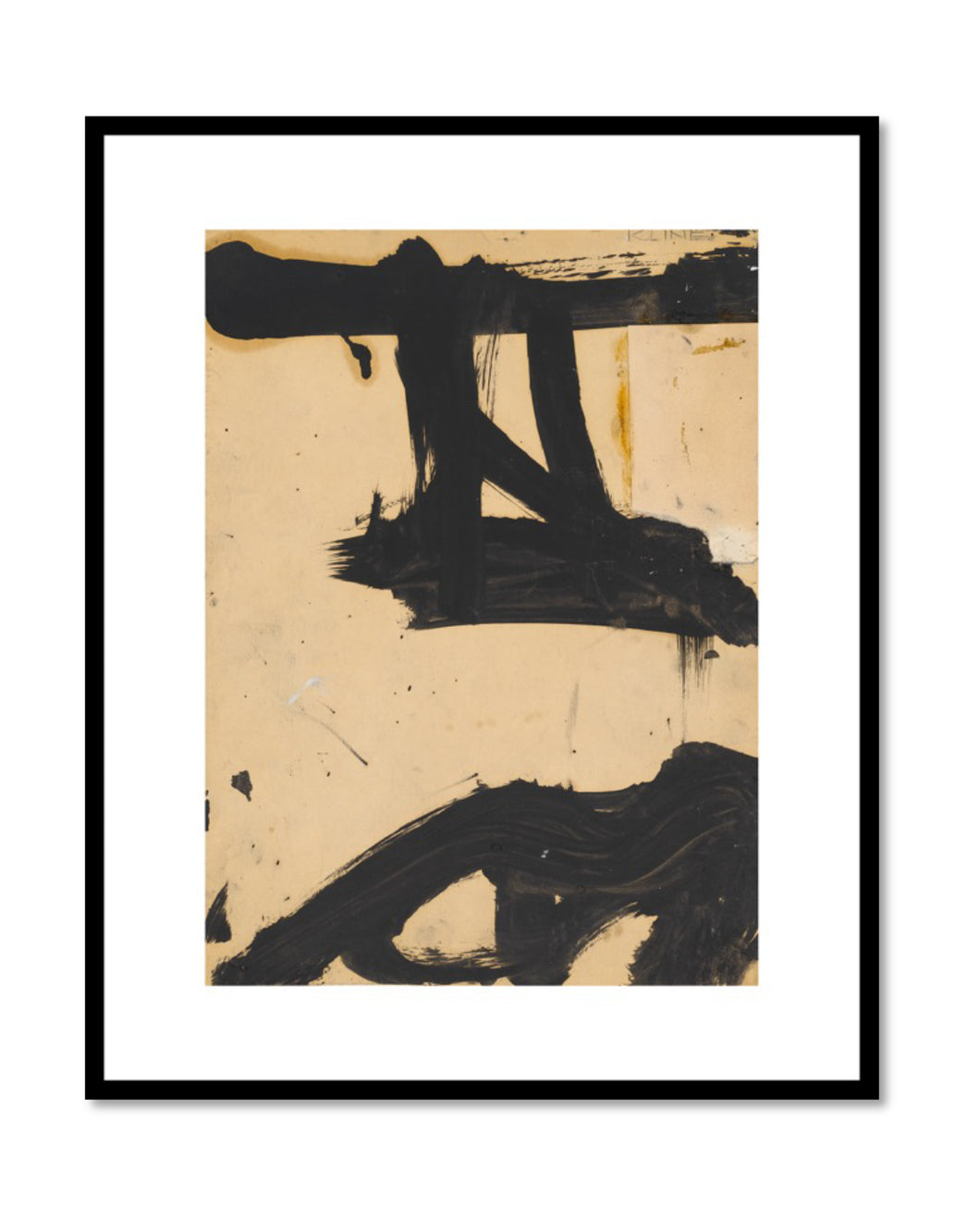 Franz Kline, Untitled, c. 1955, National Gallery of Art, Washington DC, Gift of Edward R. Broida, 2005.142.26. © 2017 The Franz Kline Estate / Artists Rights Society (ARS), New York. Framed Fine Art Prints in various sizes by Museums.Co