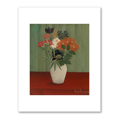 Henri Rousseau, Bouquet of Flowers with China Asters and Tokyos (Bouquet de fleurs aux reines-marguerites et aux tokyos), May–June 1910, Barnes Foundation. Fine Art Prints on various sizes by Museums.Co