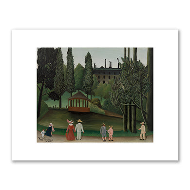 Henri Rousseau, View of Montsouris Park, the Kiosk (Vue du parc Montsouris, le kiosque), c. 1908–10, Barnes Foundation. Fine Art Prints in various sizes by Museums.Co