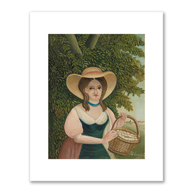 Woman with Basket of Eggs (La femme au panier d'œufs) by Henri Rousseau