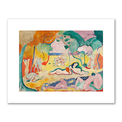 Henri Matisse, The Joy of Life (Le Bonheur de vivre), Between October 1905 and March 1906, Barnes Foundation. Fine Art Prints in various sizes by Museums.Co