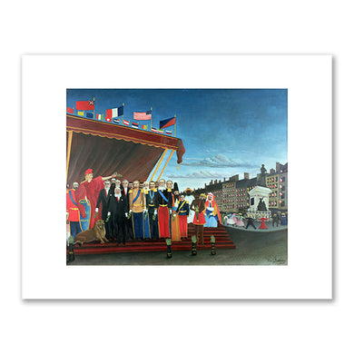 Henri Rousseau, Representatives of the Forces greeting the Republic as a Sign of Peace, 1907, Musée Picasso, Paris. Photo © Bridgeman Images. Fine Art Prints in various sizes by Museums.Co