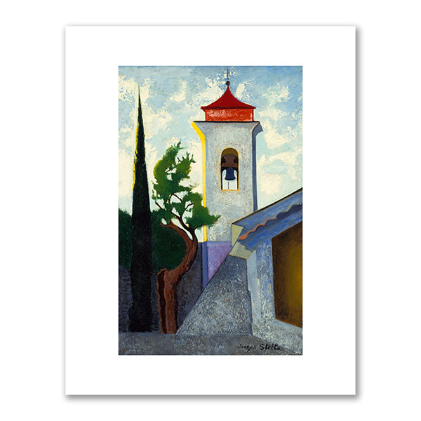 Joseph Stella, The Bell Tower, Private Collection. Photo © Bridgeman Images. Fine Art Prints in various sizes by Museums.Co